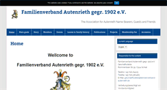 Desktop Screenshot of familienverband-autenrieth.de