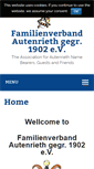 Mobile Screenshot of familienverband-autenrieth.de