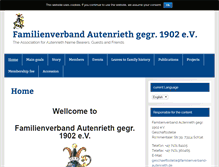 Tablet Screenshot of familienverband-autenrieth.de